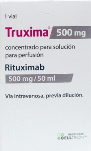 ТРУКСИМА, концентрат для розчину для інфузій, по 500 мг/50 мл; по 50 мл (500 мг) у флаконі; по 1 флакону у картонній коробці